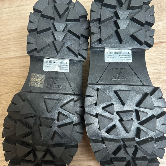 NWT Schutz Christie Silp On Studded Silver Shoes - Picture 6 of 8